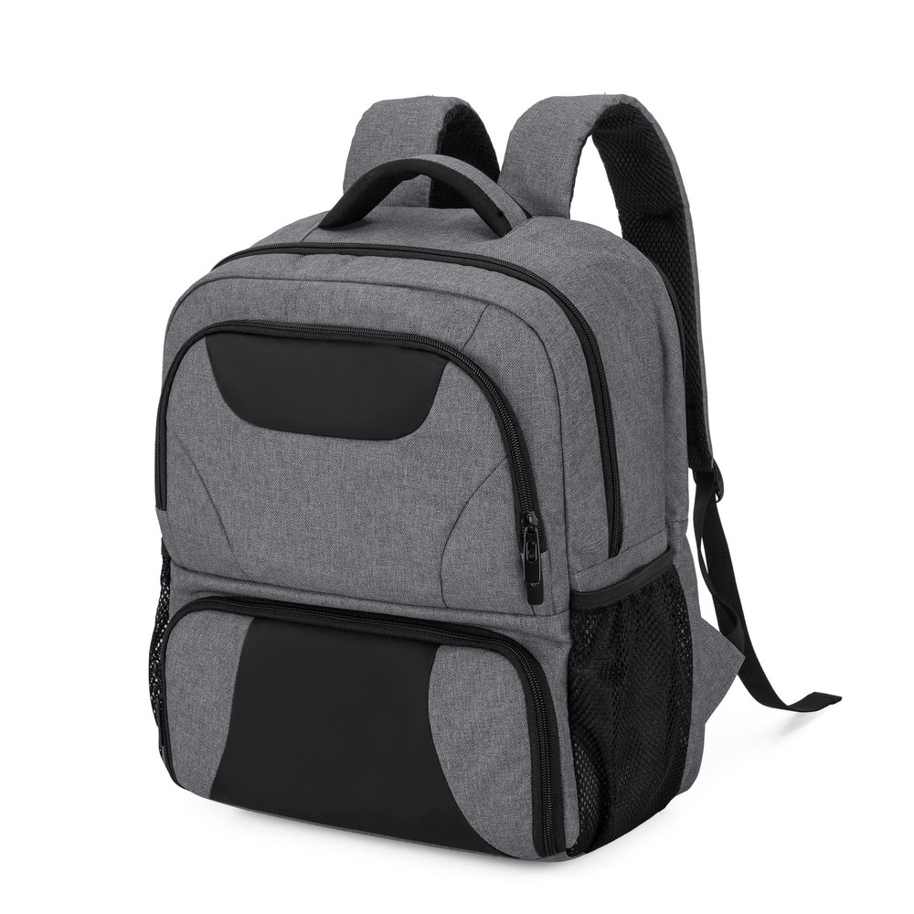 CURMIO CPAP Backpack, CPAP Travel Bag Compatible for ResMed AirSense 9, AirSense 10, AirSense 11, Philips System One, Gray (Bag Only, Patented Design)