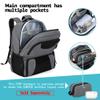 CURMIO CPAP Backpack, CPAP Travel Bag Compatible for ResMed AirSense 9, AirSense 10, AirSense 11, Philips System One, Gray (Bag Only, Patented Design) view 3