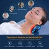 Neck Stretcher for Neck Pain Relief, Heated Cervical Traction Device Pillow with Graphene Heating Pad, Neck and Shoulder Relaxer for TMJ Pain Relief and Cervical Spine Alignment (Dark Blue) view 3