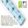 African American Black Mermaid Premium Blue Wrapping Paper Gift Wrap Birthday Present Party Decoration (12 foot x 30 inch roll) view 4