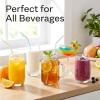 600pcs Plastic Drinking straws, Flexible straws, 8" Long, Stripes Multiple Colors Straws,suitable for various drinks, juice, milk, tea, cocktails, parties, daily use (600pcs) view 4