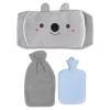 Hot Water Bag, Hot Water Bottle with Soft Cover, Rubber Water Injection Hot Water Bottle, with Waist Cover Feet Neck Hand and Shoulders Warmer for Menstrual Cramps for Girls(Blue) view 1