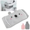Hot Water Bag, Hot Water Bottle, Rubber Water Injection Hot Water Bottle with Waist Cover Feet Neck Hand and Shoulders Warmer for Menstrual Cramps for Girls() view 3