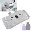 Hot Water Bag, Hot Water Bottle, Rubber Water Injection Hot Water Bottle with Waist Cover Feet Neck Hand and Shoulders Warmer for Menstrual Cramps for Girls() view 3