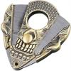 SMSOM Cigar Cutter Guillotine, Stainless Steel Double Blade Cigar Clippers, Portable Cigar Tool, Father, Boyfriend (Color : Gold) view 2