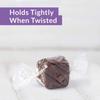 Oasis Supply Twistable Clear Cellophane Wrappers for Carmel Candy, Holds Tight, for All Soft or Hard Candies, 1000 Square Sheets, (5x5 Inches) view 4