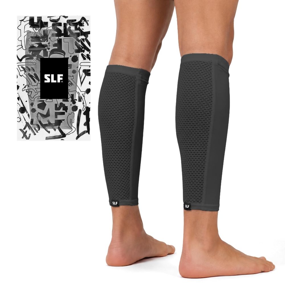 Hue Dark Gray Calf Sleeves