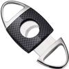 SMSOM Portable Cigar Cutter, Cigar Cutter Guillotine, Stainless Steel Double Blade, Father, Boyfriend (Color : Silver) view 1