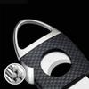 SMSOM Portable Cigar Cutter, Cigar Cutter Guillotine, Stainless Steel Double Blade, Father, Boyfriend (Color : Silver) view 4