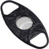 SMSOM Cigar Cutter, Stainless Steel Blade - Double Blade Guillotine, Portable Cigar Tool, Father, Boyfriend (Color : Black) view 1