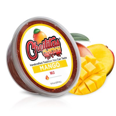 Cheilitas Chamoy Mexican Rim Candy Dip Paste 8 oz | Hand Crafted for Drinks, Cocktails, Micheladas, Beer and More (Mango)