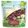 Food to Live - Organic Yummy Berries Mix, 5 Pounds - A Blend of Non-GMO Dried Cranberries, Blueberries, Cherries, Goji Berries, Vegan, Unsulfured, Bulk view 1