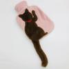 A hot Water Bottle with a Flannel Cover, a Portable, Safe and Hand-Washable hot Water Bottle, Keeps The Whole Body Warm and relieves Fatigue. (Color : Brown) view 1