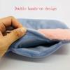 A hot Water Bottle with a Flannel Cover, a Portable, Safe and Hand-Washable hot Water Bottle, Keeps The Whole Body Warm and relieves Fatigue. (Color : Brown) view 4