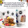 eat G.A.N.G.S.T.E.R. Vegan Pancake & Waffle Mix - Allergy-Friendly Baking Mix, Grain-Free, No Dairy, Nuts, Gluten, Dairy - For Paleo & AIP Diets, Fluffy Pancake & Crispy Waffle Breakfast Food view 4