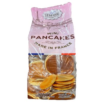 French Mini Pancakes 25 CT 2.20 LBS - pack of 4