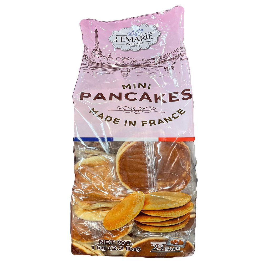 French Mini Pancakes 25 CT 2.20 LBS - pack of 4