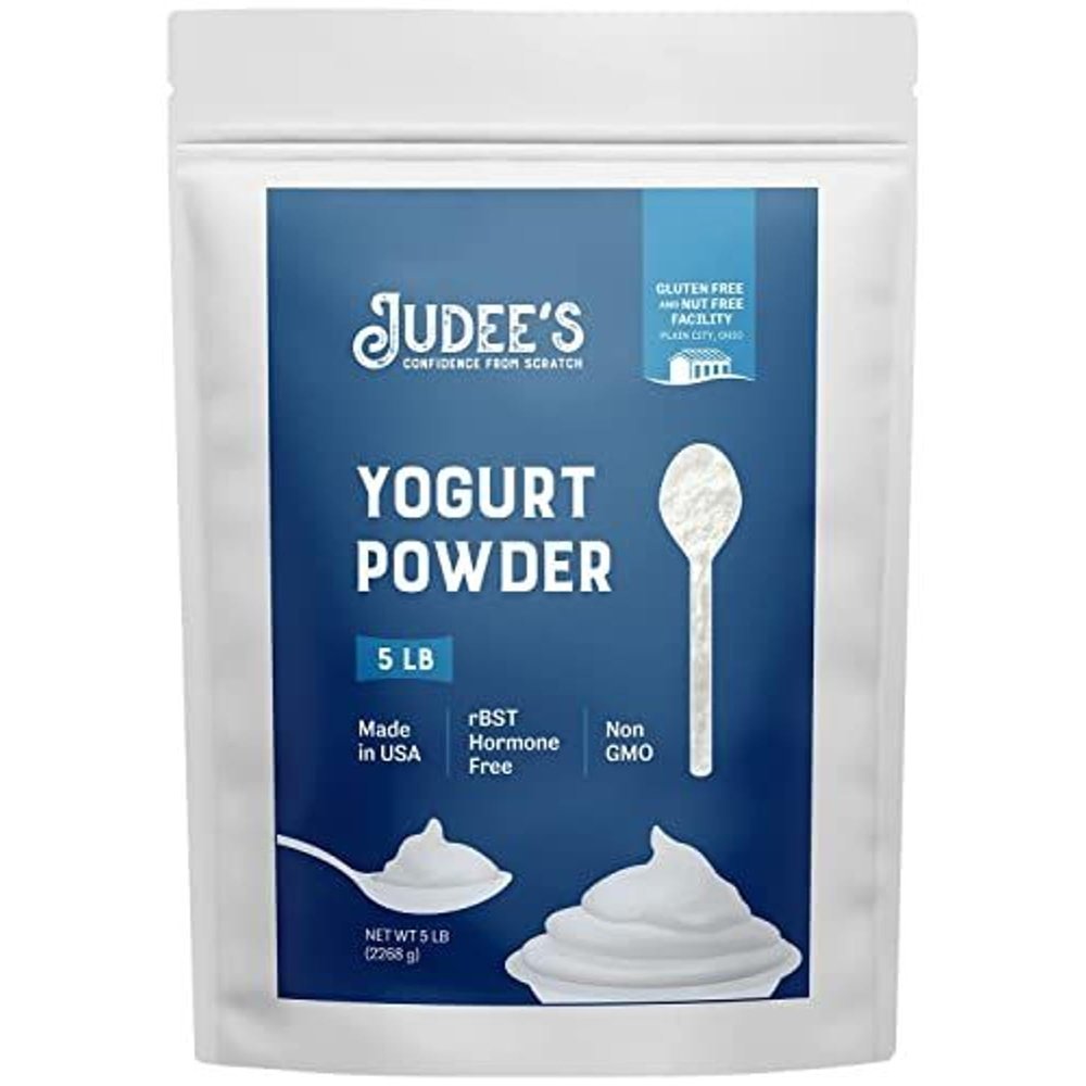 Judee's Gluten Free Greek Yogurt Powder - Non-GMO & Gluten Free - Yogurt Powder for Smoothies & Starter Culture - Nut Free & Emergency Backup - 5 lb, Pack of 1