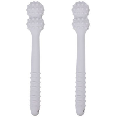 2pcs Silicone Massage Hammer Pat Handheld Acupoint Massager Pat Therapy Meridian Pat