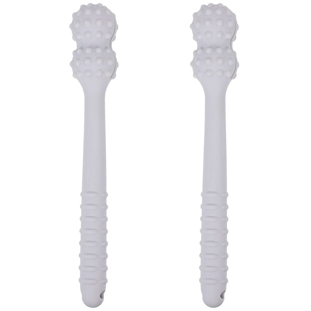 2pcs Silicone Massage Hammer Pat Handheld Acupoint Massager Pat Therapy Meridian Pat