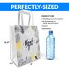 Reli. Paper Bags | 110 Pcs Bulk | 8"x4.5"x10.25" | Paper Thank You Bags | White Handles | Printed Small Thank You Giftbag for Guests | Gifts, Wedding, Merchandise, Business view 2