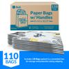 Reli. Paper Bags | 110 Pcs Bulk | 8"x4.5"x10.25" | Paper Thank You Bags | White Handles | Printed Small Thank You Giftbag for Guests | Gifts, Wedding, Merchandise, Business view 4
