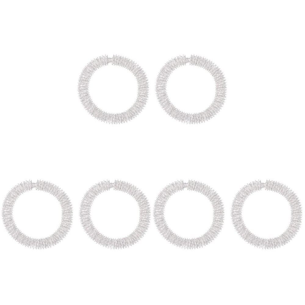 6 pcs Wrist Massage Rings Metal Health Care Accessories Bracelet Bangles