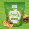 Simple Slices Gourmet Nut Baked Apple Chips, USA Grown Sliced Dried Apples, Healthy Non GMO Vegan Snack For Adults & Kids, Naturally Sweet, No Added Sugar, Green Apples, 3.5oz Individual Bags, 3 Pack view 2