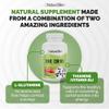 NaturalSlim Natural Appetite Suppressant - Craving Blocker Sugar & Refined Carbs Crave Control - Energy & Metabolism Booster with L Glutamine & Thiamine B1 Supplement - 180 Vegetable Capsules view 4