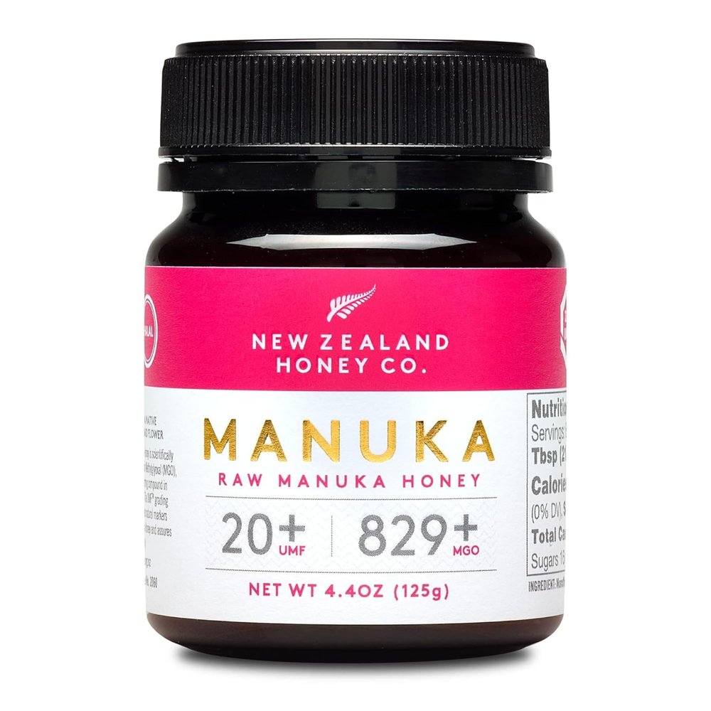 New Zealand Honey Co. Raw Manuka Honey UMF 20+ / MGO 829+ | UMF Certified | 4.4oz | Medical Grade Raw Honey