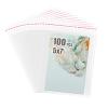 Egofine Self Sealing Cellophane Bags 100 PCS Clear Resealable Sleeves Bags for 5x7 Photo Mats, Bag Size: 5.27x7.2 inches for 5x7 Mats view 1