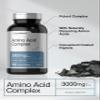 Horbach Amino Acid Complex 3000mg | 250 Caplets | Non-GMO, Gluten Free Supplement view 3