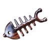 1pc Massage Comb Wooden Massager Comb Body Massager Comb Body Massage Tool Body Massager Tool Fish Bone Shaped Massager Practical Massager Simple Body Massager view 1
