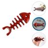 1pc Massage Comb Wooden Massager Comb Body Massager Comb Body Massage Tool Body Massager Tool Fish Bone Shaped Massager Practical Massager Simple Body Massager view 3