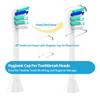 Toothbrush Travel Case Compatible with Philips Sonicare Electric Toothbrush & 6Pcs Reusable Toothbrush Head Covers Compatible with Philips Sonicare Toothbrush Heads (Blue) view 3