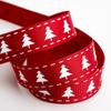 Italian Options Christmas Tree Ribbon 16mm x 5m Scarlet view 1