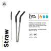 Klean Kanteen Unisex - Adult Straw Bottle, Black, One Size view 2