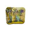 Jungle Hive Jumbo Rolling Tray | Magnetic lid | 3D Holographic | 3 Side Printing | Finish with Smooth Rounded Edges | Psychedelic Art (13.5x11.3) (Bee Wax Dab), JRT3DH view 2