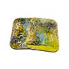 Jungle Hive Jumbo Rolling Tray | Magnetic lid | 3D Holographic | 3 Side Printing | Finish with Smooth Rounded Edges | Psychedelic Art (13.5x11.3) (Bee Wax Dab), JRT3DH view 3