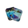 Jungle Hive Jumbo Rolling Tray | Magnetic lid | 3D Holographic | 3 Side Printing | Finish with Smooth Rounded Edges | Psychedelic Art (13.5x11.3) (Deep Octopus) (JRT3DH) view 2