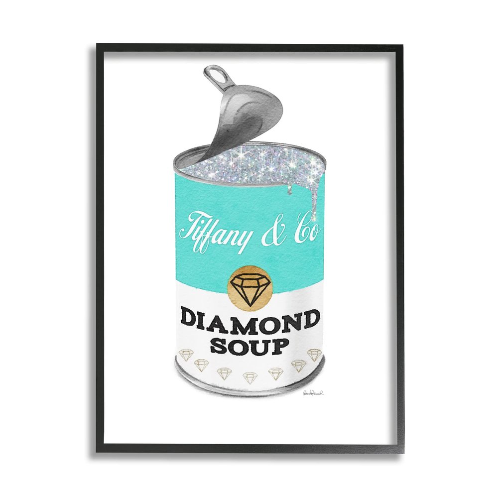 Blue Pop Fashion Condensed Soup Glam Open Lid
