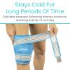 Arctic Flex Vive Knee Ice Pack Wrap with Straps for Cold Compression - Reusable Gel Cold Pack for Cold Therapy, Pain Relief, Injuries & Swelling - Post Surgery Recovery for Knee Replacement view 4