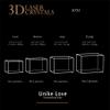 Unike Love Couples Lovely Present Brick Shaped 3DLaser-Etched K9 Luxury Crystal (Small) view 2