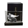 Unike Love Couples Lovely Present Brick Shaped 3DLaser-Etched K9 Luxury Crystal (Large) view 1