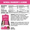 Kates Real Food Organic Energy Bars, Non-GMO, All-Natural Ingredients, Gluten-Free and Soy-Free Healthy Snack with Natural Flavors, Oatmeal Cranberry & Almond (Pack of 12) view 2
