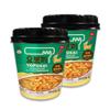 Yopokki Instant Rabokki Cup (Curry, 2 Cups) Korean Street food with Spicy curry taste sauce Ramen Noodle Topokki Rice Cake - Quick & Easy to Prepare view 1
