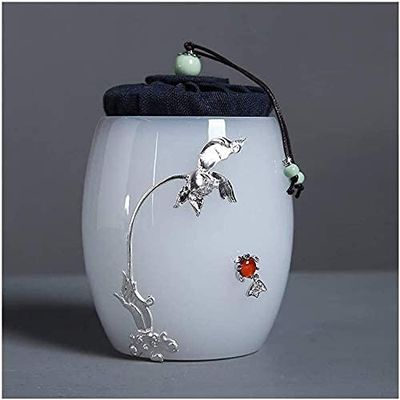 Cremation Urn Pet urn urns for Ashes Pet Cremation Urn for Ashes Funeral Urn for Adult Pet Ashes,Dog,Cat Memorial Urns,Garden Urns for Ashes WEWYQSJXBXF-211105(Color:A)