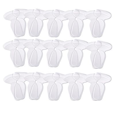 15 Pairs Reusable Heel Grips for Ladies Shoes, Gel Shoe Inserts Liners Pads for Too Big Shoes Anti-Slip Heel Grips Inserts Liners Foot Insoles for Women