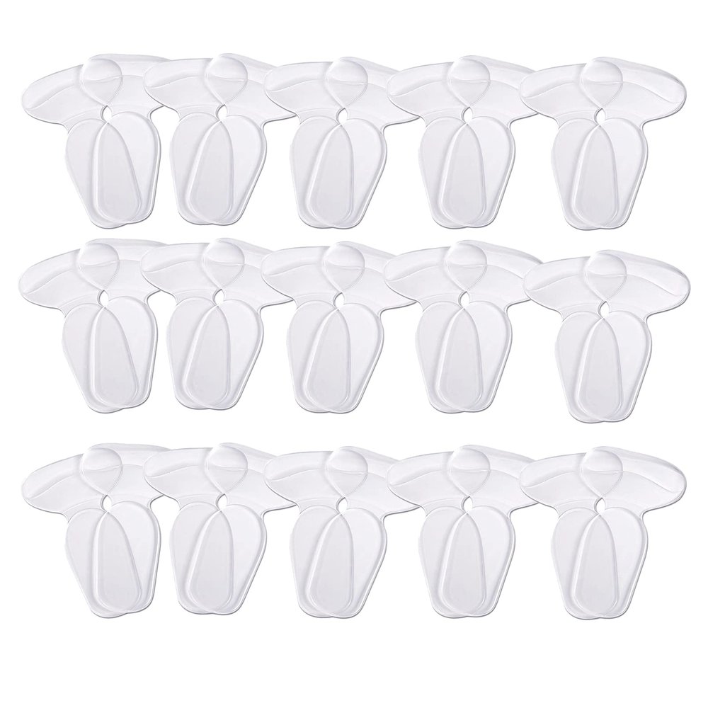 15 Pairs Reusable Heel Grips for Ladies Shoes, Gel Shoe Inserts Liners Pads for Too Big Shoes Anti-Slip Heel Grips Inserts Liners Foot Insoles for Women