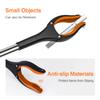 2-Pack Extra Long Grabber Reacher, 32" Foldable Trash Picker Grabber with Strong Magnetic Tip, 90 Rotating Head Trash Gripper, Trash Claw Grabber Tool,Hand Grabber for Reaching view 2